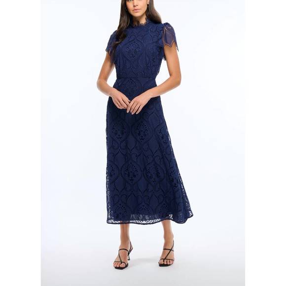 NEW SHOSHANNA norma dress in navy - Picture 1 of 3